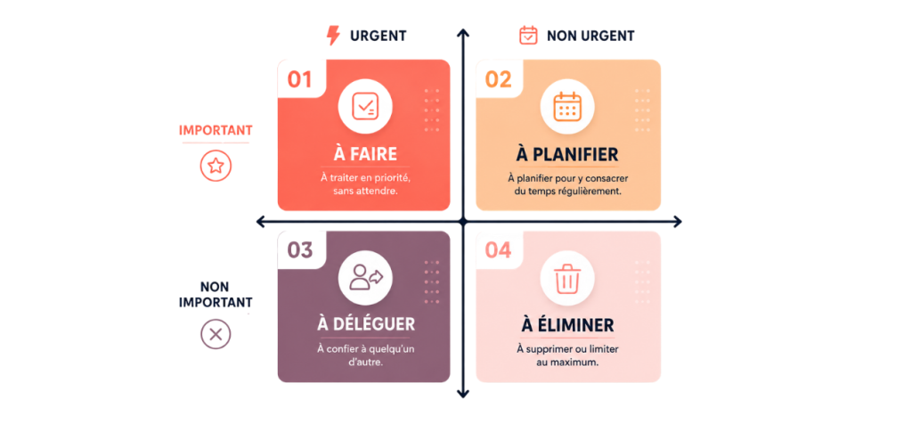 matrice-d'enseinhower-groupe-dmm-formation-soft-skills-priorités